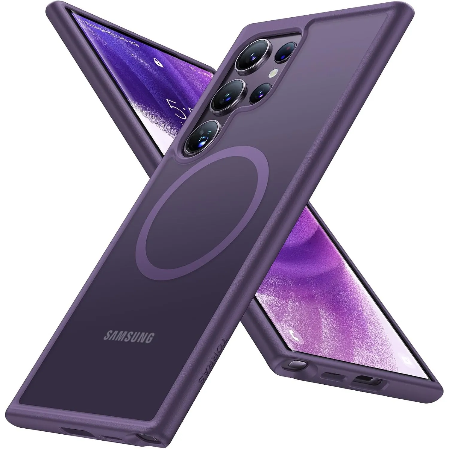 TORRAS für Samsung Galaxy S24 Ultra Hülle für MagSafe [TOP Militärschutz & Magnetkraft] Handyhülle Samsung S24 Ultra Ca…