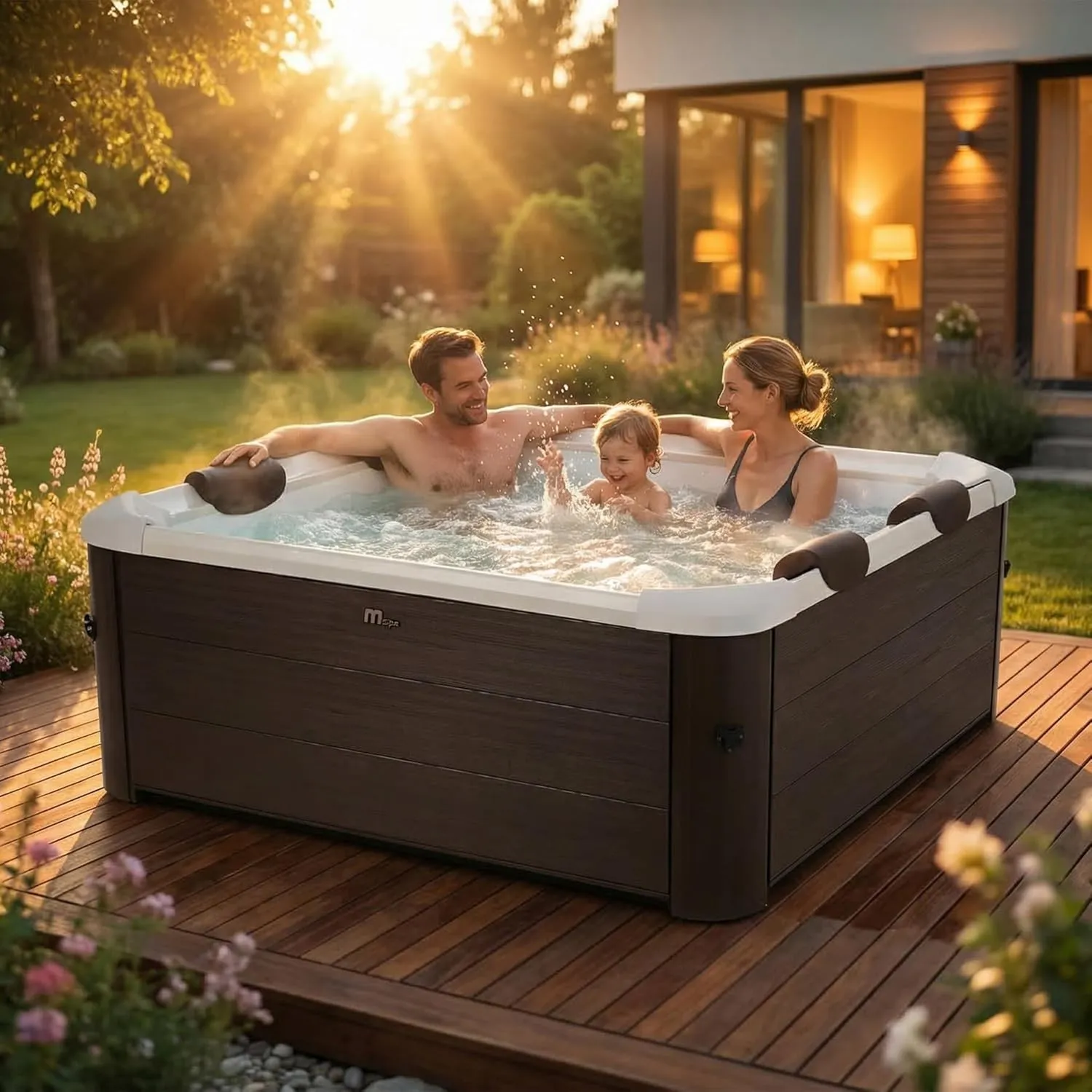 Miweba Whirlpool MSpa Tribeca | 6 Personen | 160x160x65cm