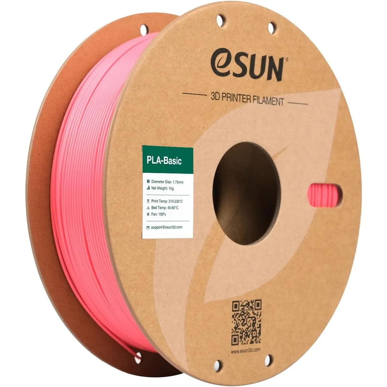 eSUN PLA Basic Filament 1.75mm, Rosa, 1KG