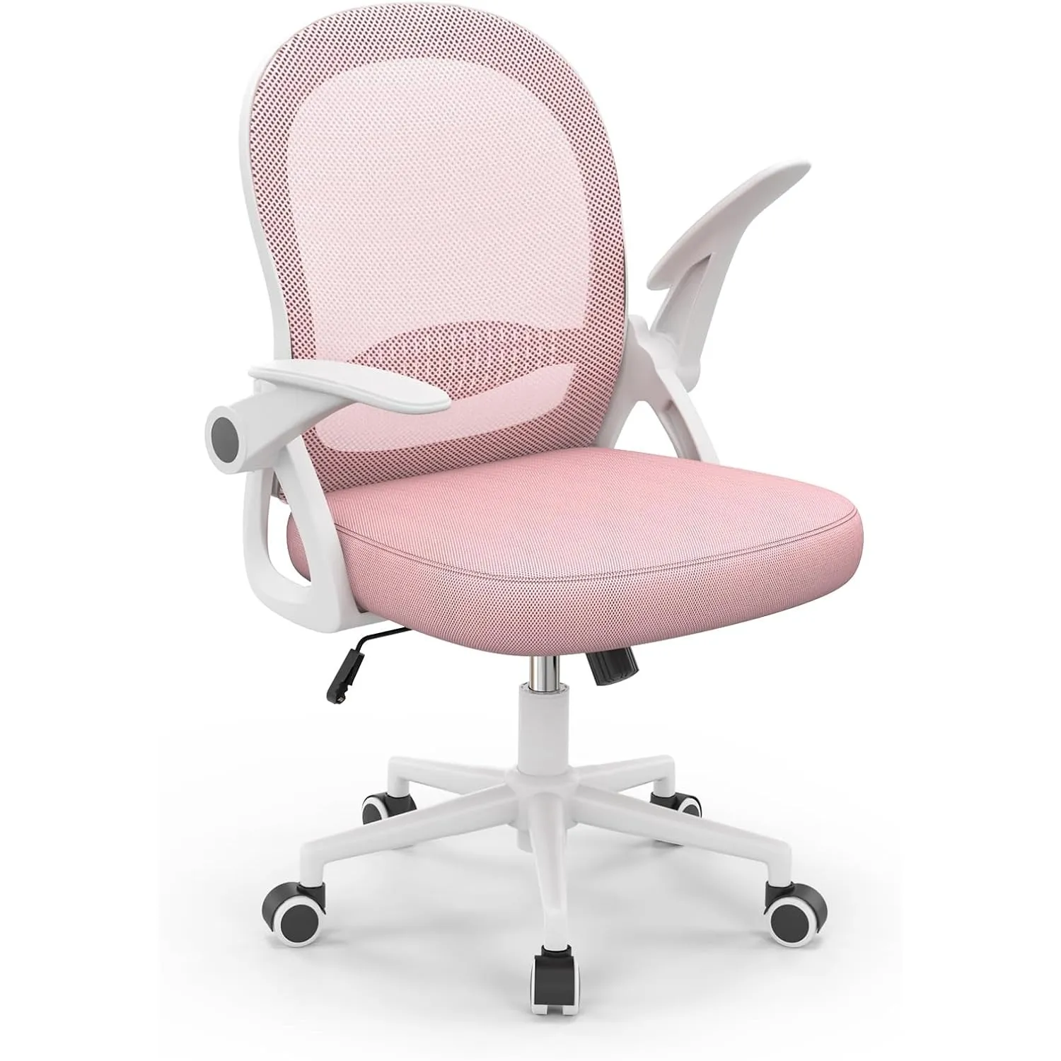 naspaluro Bürostuhl, Ergonomischer Schreibtischstuhl mit Atmungsaktiv Netzbespannung, Hochklappbare Armlehnen, Höhenver…