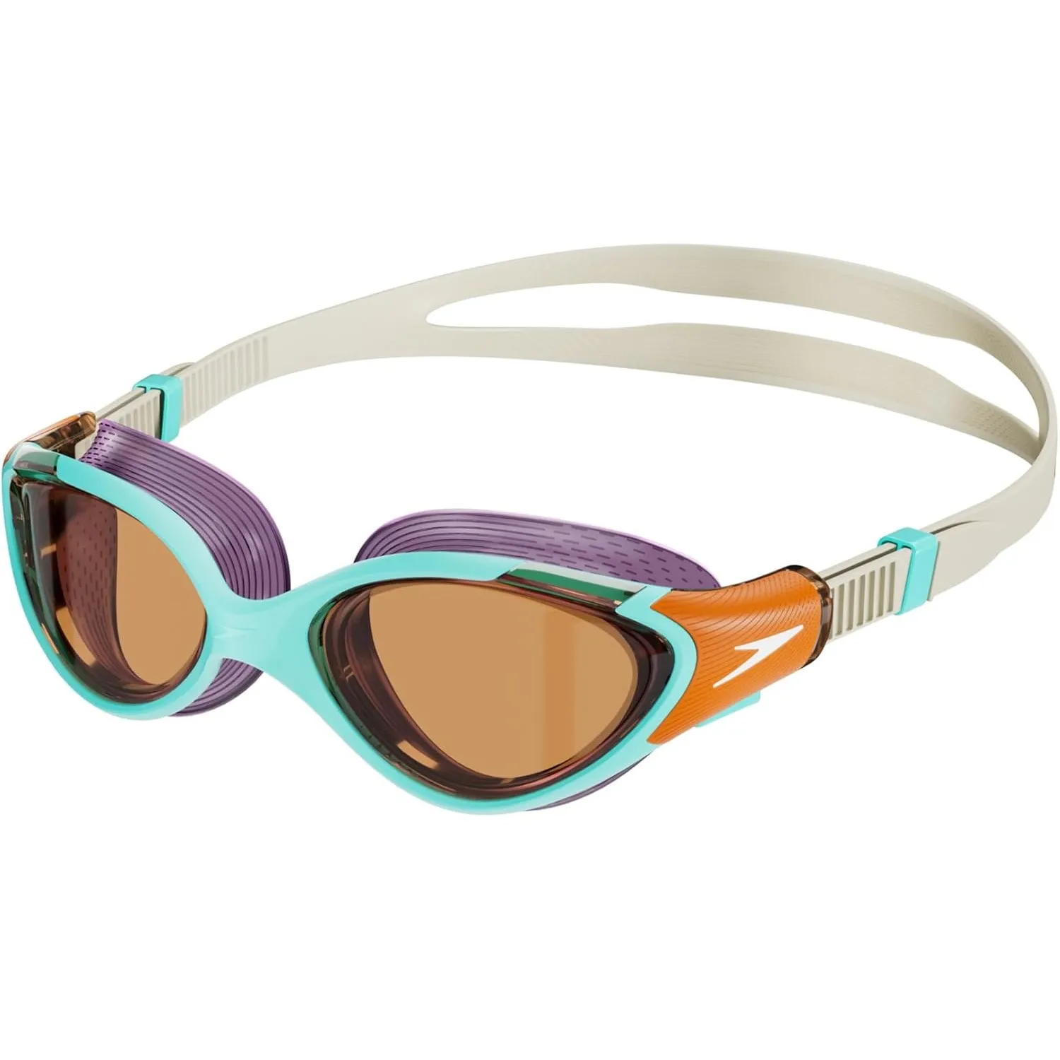 Speedo Women's Biofuse 2.0 Swimming Goggles | Female Design | Patented Adjust Mechanism | Anti-fog | Anti-leak | Comfor…