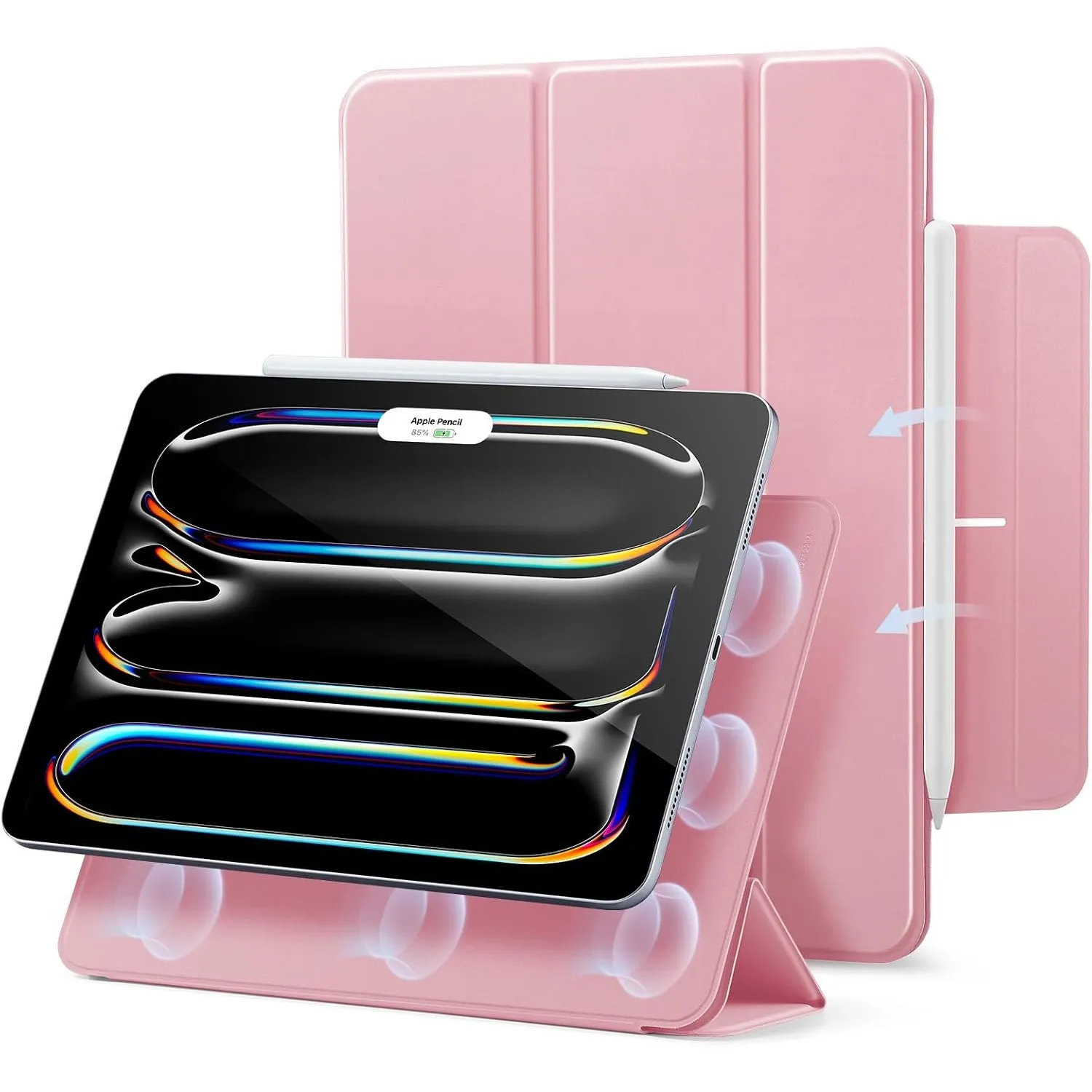 ESR für iPad Pro 13 Zoll Hülle M5/M4 (2025/2024), Rebound Serie, Rosa