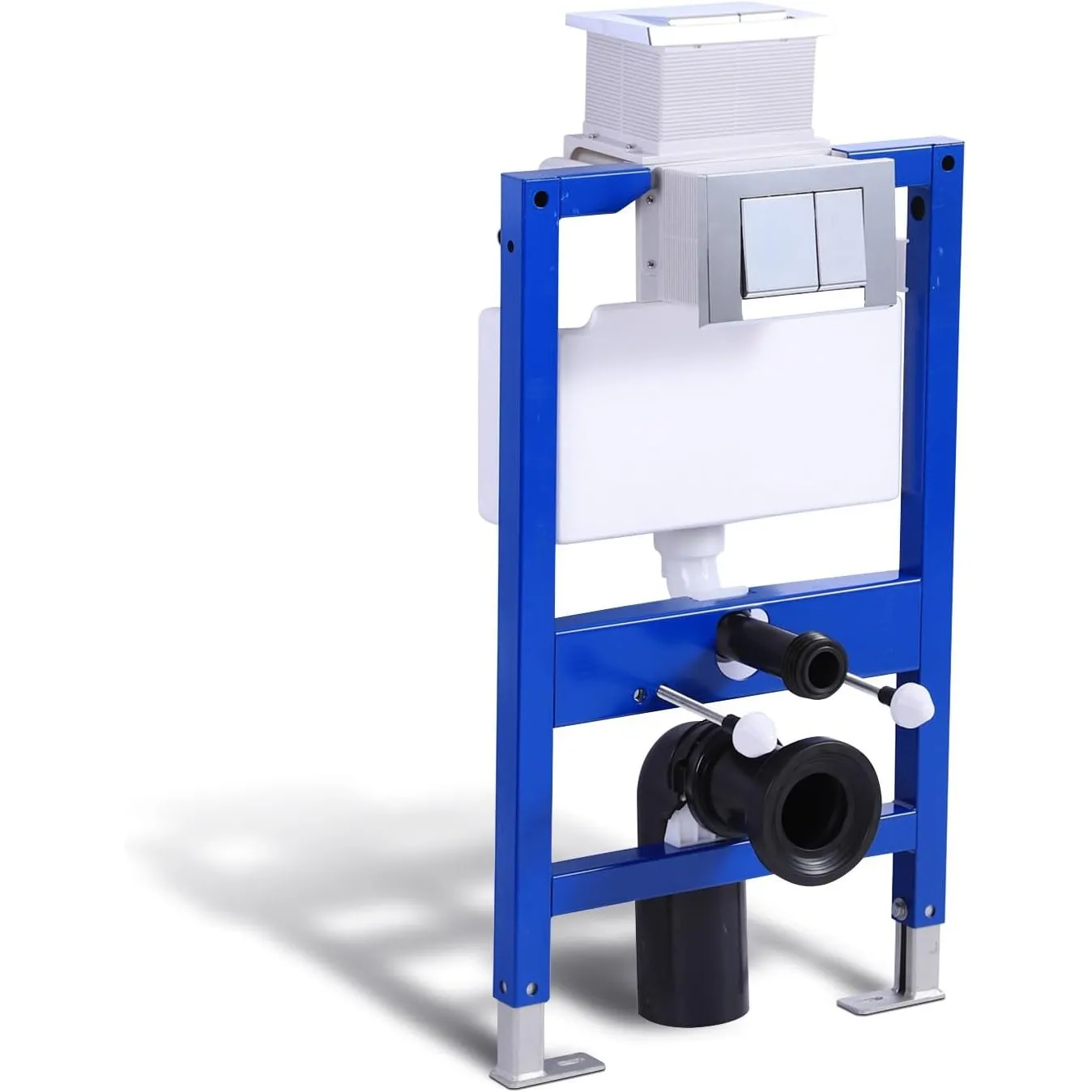 Vorwandelement WC - Unterputz Spülkasten WC mit betätigungsplatte - HDPE Material Vorwandspülkasten für Wand-WC - Bemal…