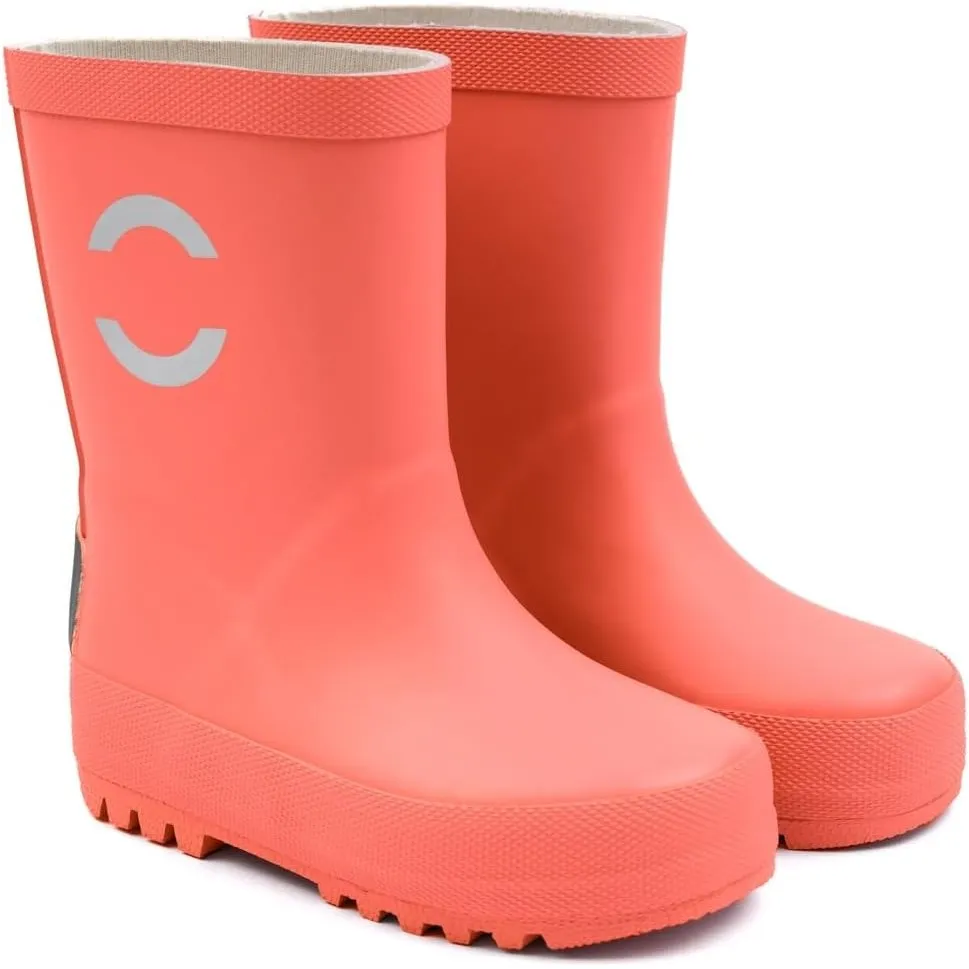 Mikk-line Gummistiefel Kinder | Regenstiefel mit Reflektierenden Details - Wasserdichte Kinderstiefel, Leicht und Rutsc…