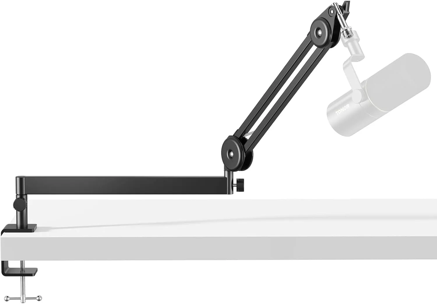 TONOR Microphone Arm Low Profile Low Microphone Boom Arm Up/Down Fully Adjustable Microphone Arm Stand Holder with High…
