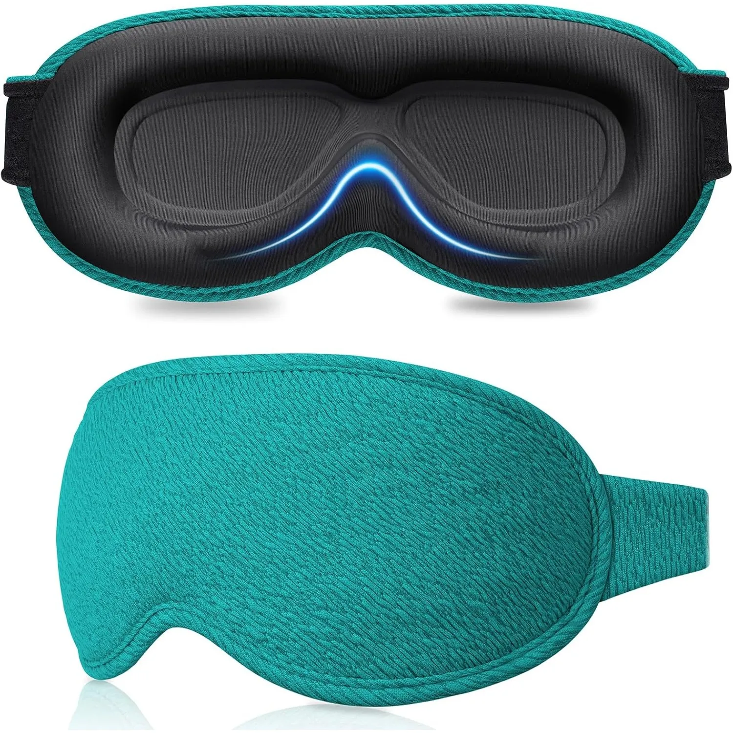 Gritin 3D Schlafmaske für Seitenschläfer Upgrade Atmungsaktive Schlafbrille