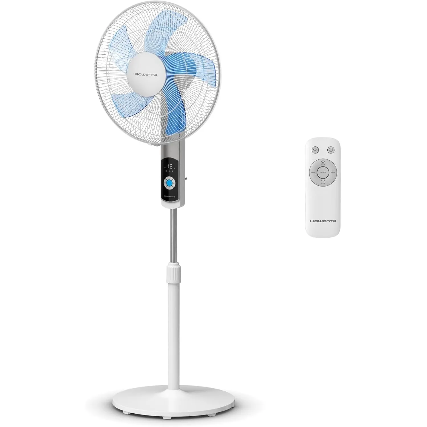 Rowenta Turbo Silence Standventilator, 35 dB(A), Leistungsstarke Erfrischung bis zu 7,2 m, 12 Geschwindigkeiten, 120° O…