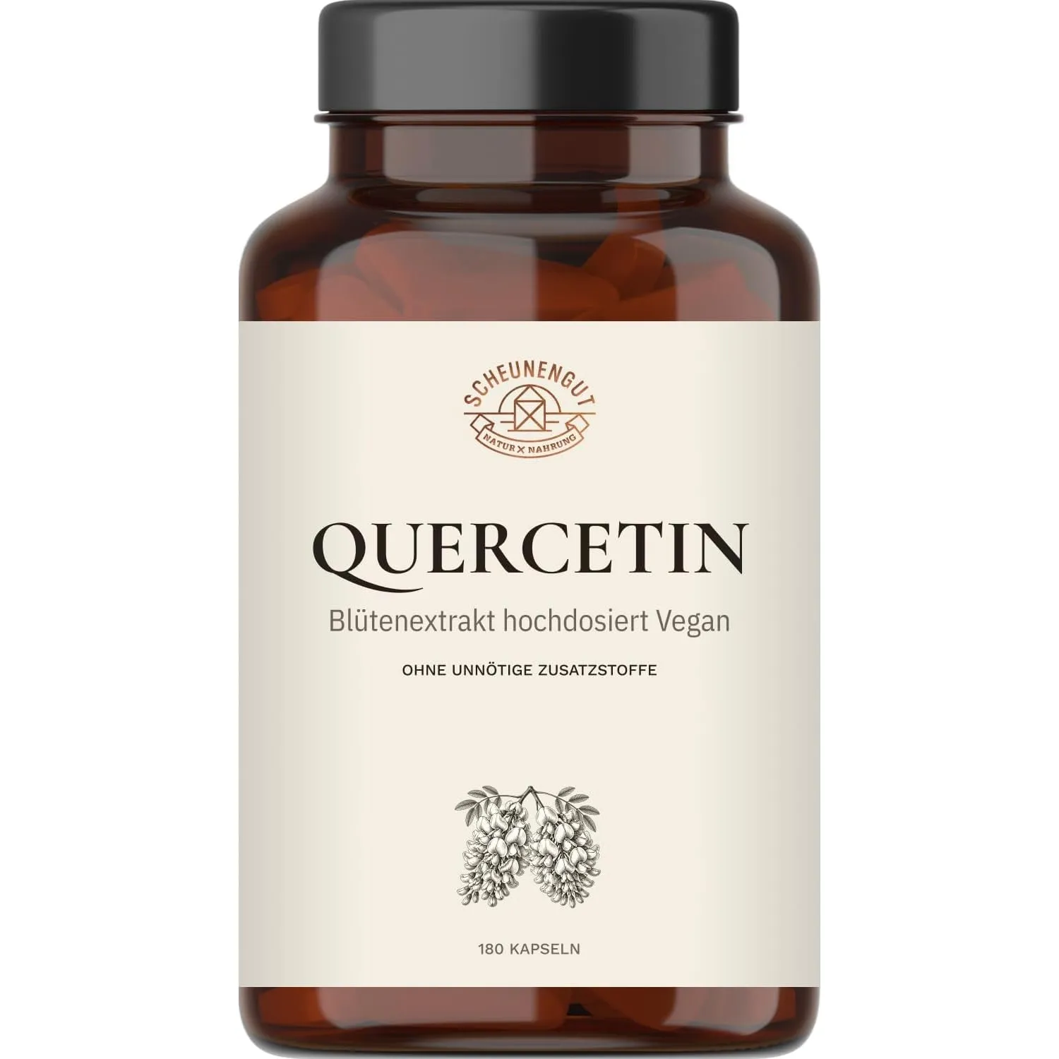 Quercetin - Quercetin Hochdosiert Kapseln - Vegan DE SCHEUNENGUT®