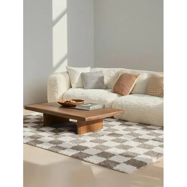 RugVista Chessie Teppich, 100 x 160 cm, Greige/Off Weiß