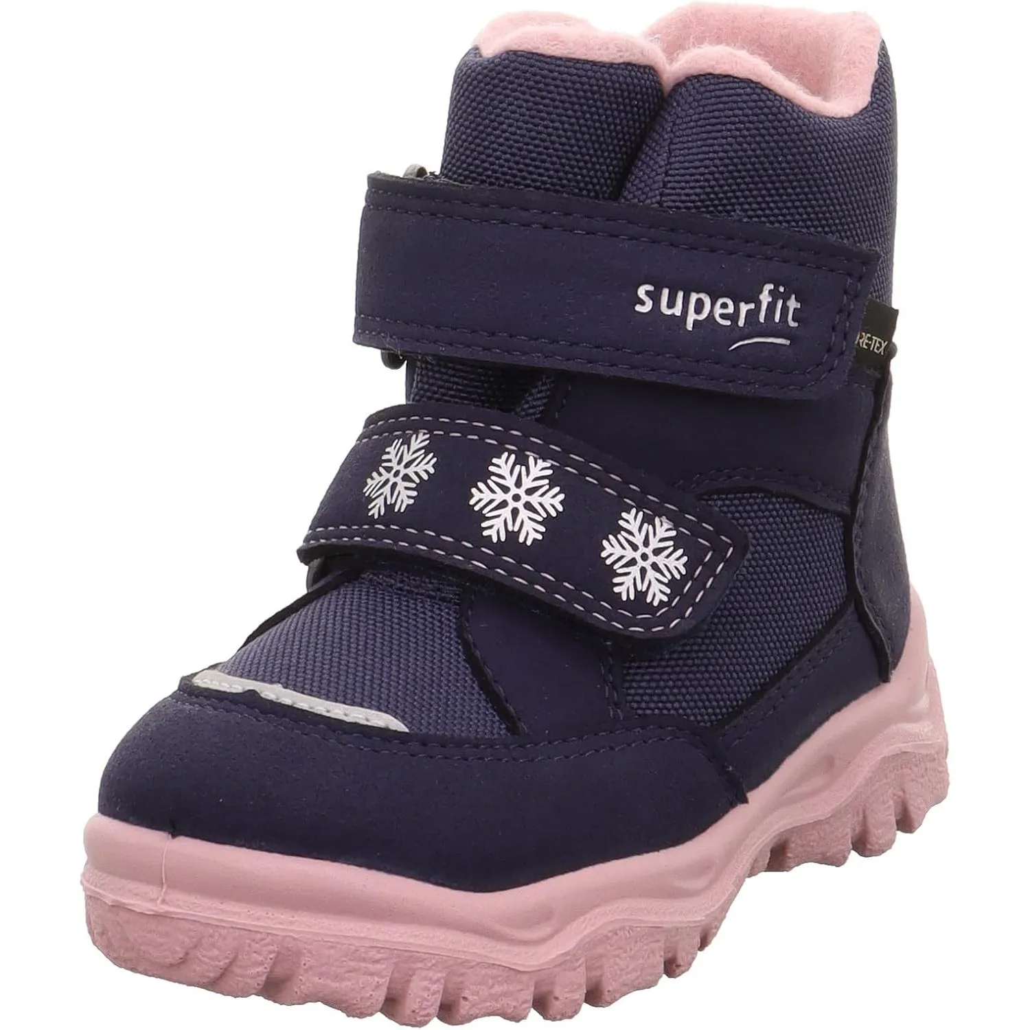 Superfit Mädchen Husky1 Gore-tex 1-006045 Stiefel, Blau Rosa 8030, 23 EU