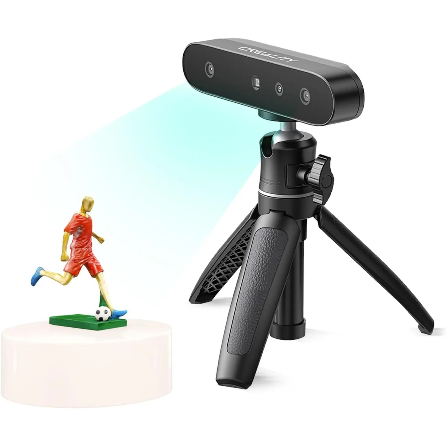 Creality CR-Scan Ferret SE 3D Scanner, 0,1 mm Präzision, Handscanner mit 24-Bit Farbscan, Anti-Shake, 150-2000 mm Scanb…