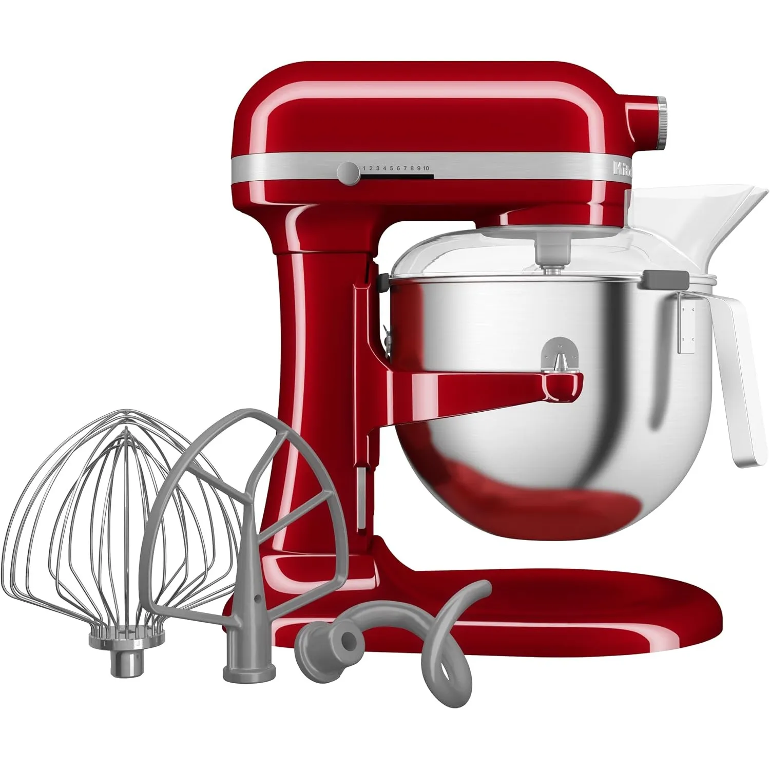 KitchenAid HEAVY DUTY KÜCHENMASCHINE MIT SCHÜSSELHEBER 6,6 L - EMPIRE ROT 5KSM70JPXEER