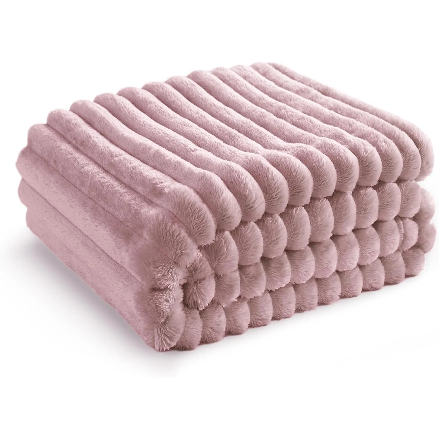 BEDSURE Kuscheldecke Flauschig - Wolldecke & Fleecedecke, Sofadecke, Weiche Warme Grobe Korddecke für Zimmer Deko, Wohn…