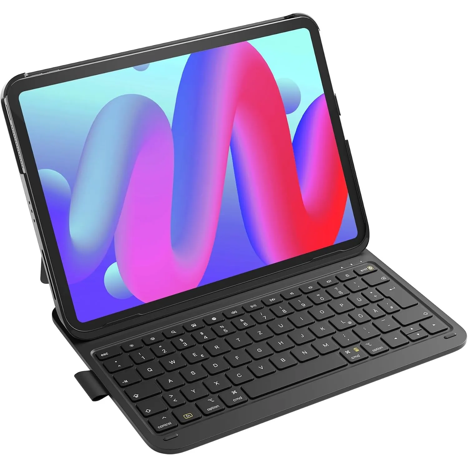 Inateck Hülle mit Tastatur für iPad 11(A16)/10. Gen, Ultraleicht 427g