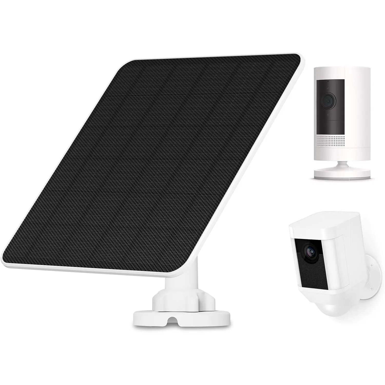 Solarpanel für Ring Kamera, 5W Kamera Solarmodul Ladegerät für Ring Stick Up Cam/Pro Batterie, Spotlight Cam/Plus/Pro, …