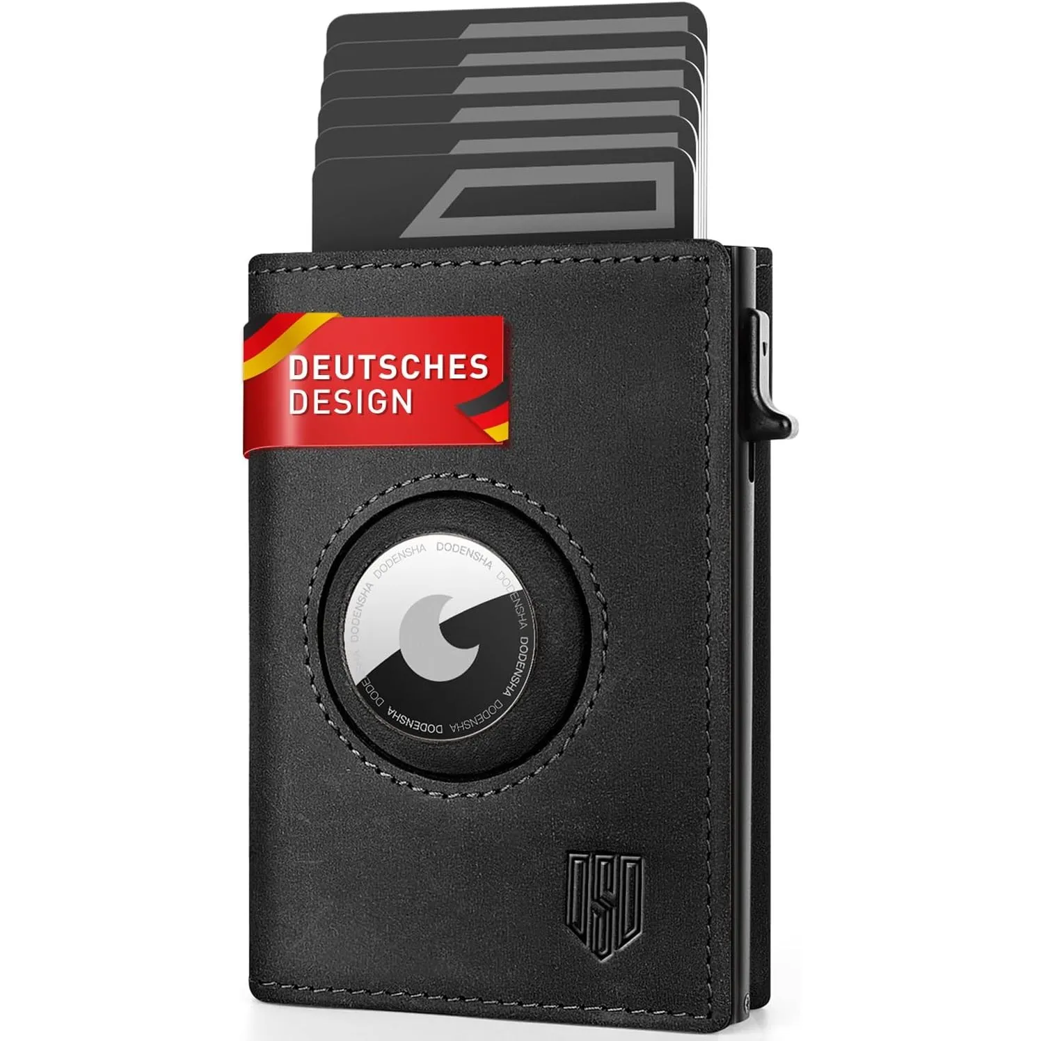 DODENSHA® MagSnap AirTag Wallet mit RFID Schutz für Herren - Kartenetui Klein für 10+ Karten I Smart Portmonee mit Münz…