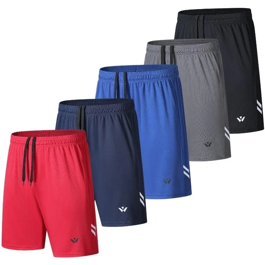 Sporthose für Herren mit Taschen und elastischem Bund, schnelltrocknende Trainingshose, Laufhose