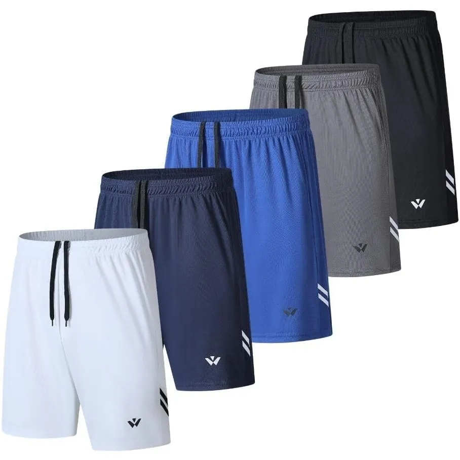 Sporthose für Herren mit Taschen und elastischem Bund, schnelltrocknende Trainingshose, Laufhose
