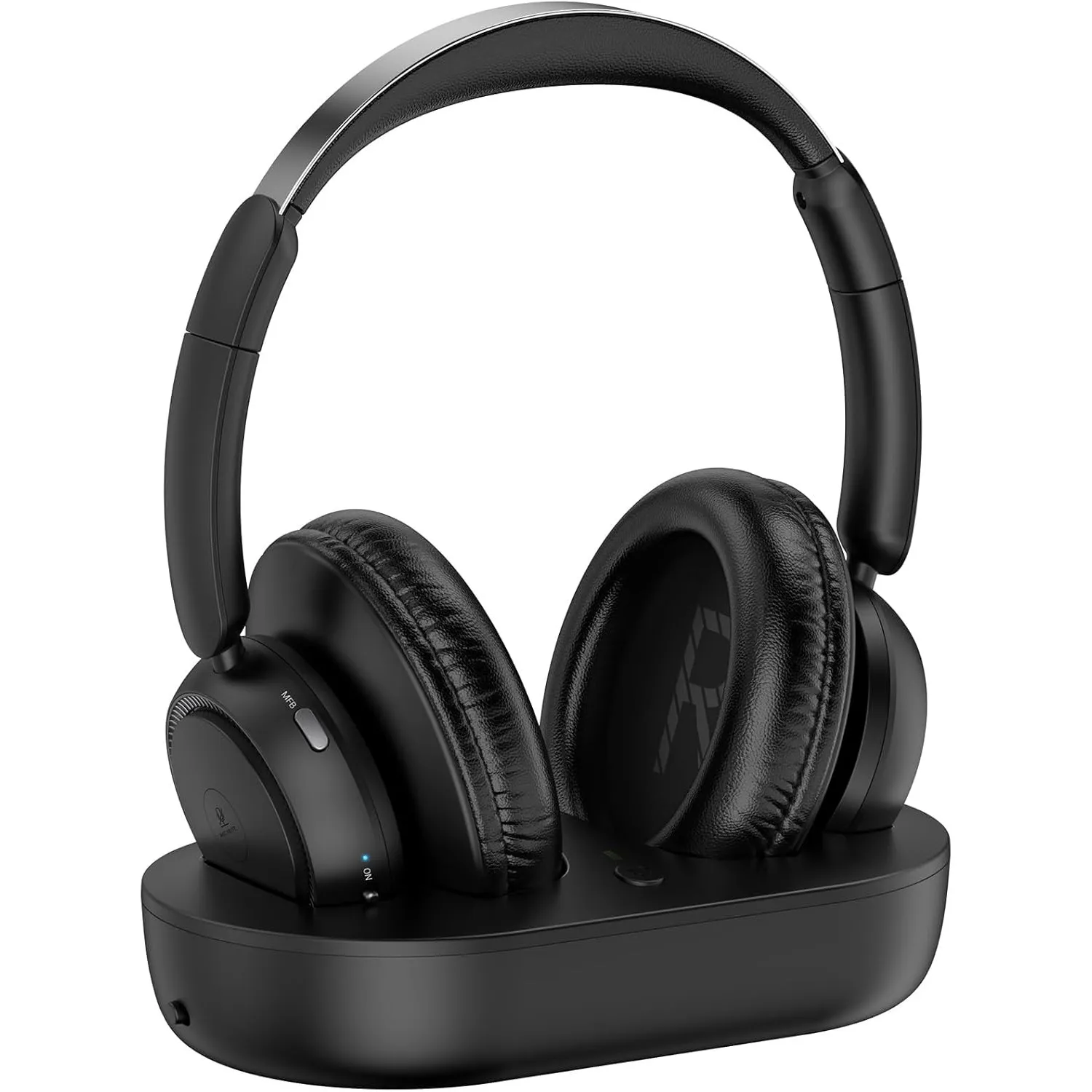 TV-Kopfhörer kabellos, Senioren, Bluetooth 5.2, geringe Latenz | TV-Kopfhörer mit geringer Latenz,Plug-and-Play,45h Akk…