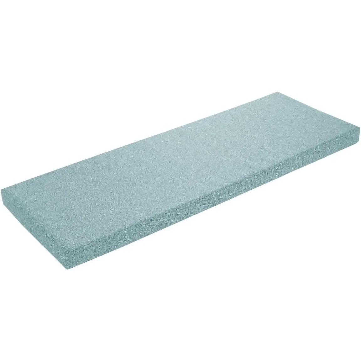sleepling Bankauflage 150x50 cm, Sitzkissen Outdoor & Indoor, Türkis | Bankpolster, Bezug waschbar, Unterseite Antiruts…