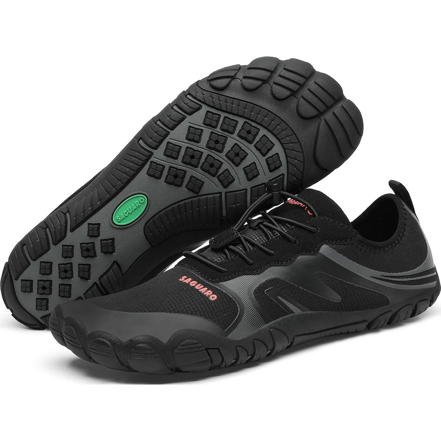 SAGUARO Badeschuhe für Herren Damen - 7/9 Drainagelöcher Schnelltrocknende rutschfest, Gr 35-48