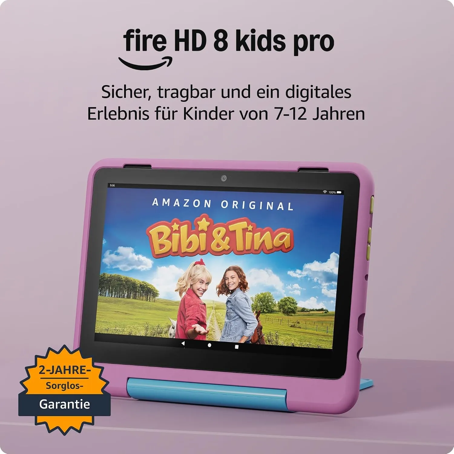 Amazon Fire HD 8 Kids Pro-Tablet (Neueste Generation), für Kinder von 6-12 J. | 3 GB RAM, 8-Zoll-HD-Bildschirm, werbefr…