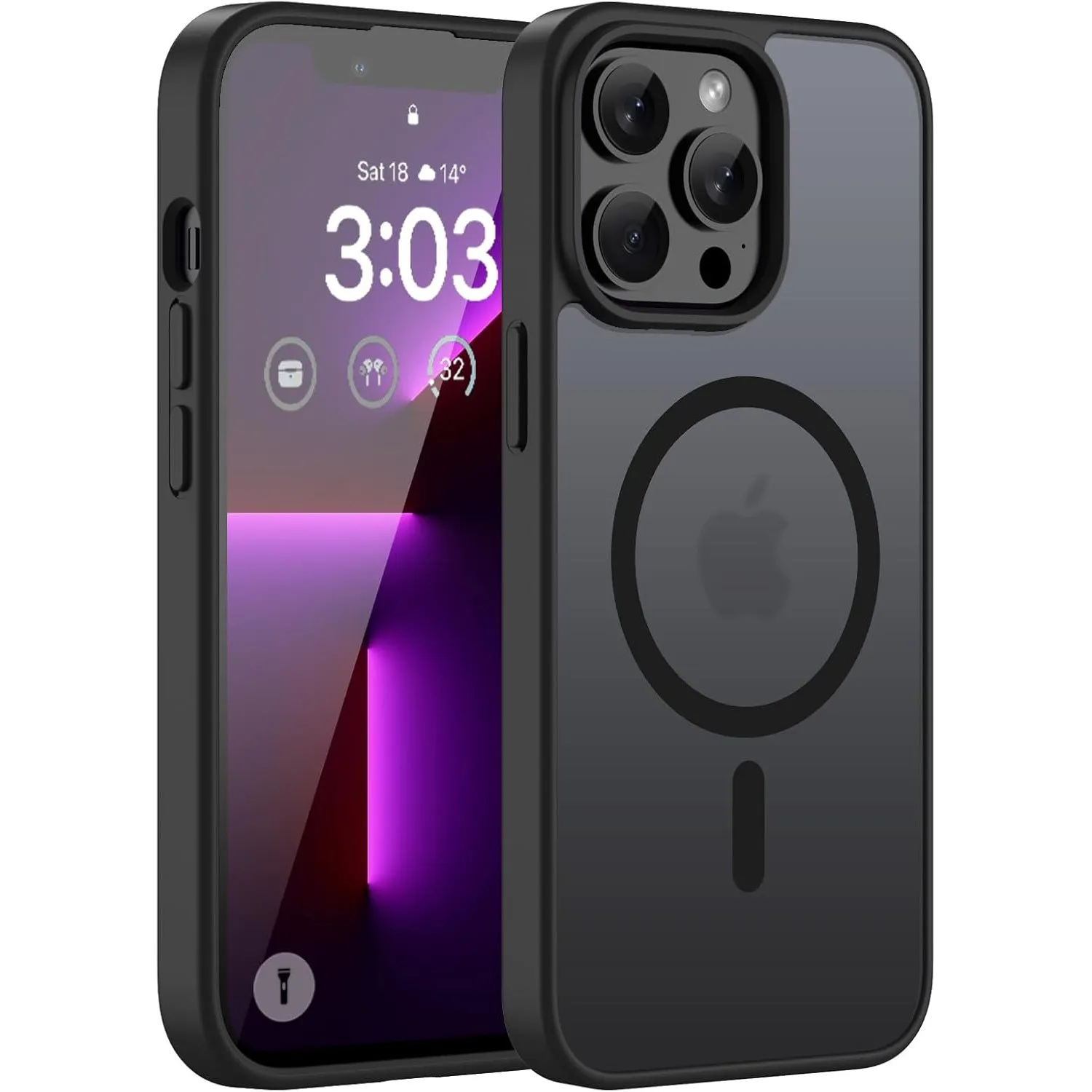 ORDA Magnetisch Hülle für iPhone 13 Pro Max 6,7 Zoll Kompatibel mit MagSafe,für iPhone 13 Pro Max Case Durchscheinende …