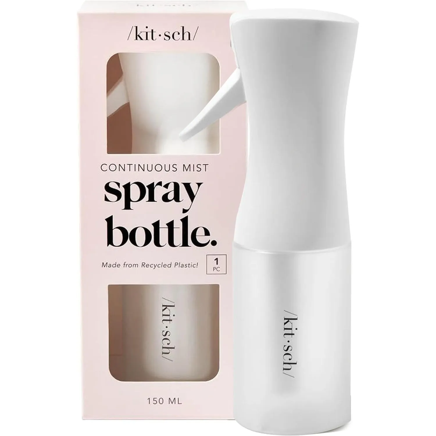 Kitsch Sprühflasche für Haare, 150 ml – Dauer-Wassersprühflasche für Haare, Reinigung, Gartenarbeit, vielseitige Sprühf…