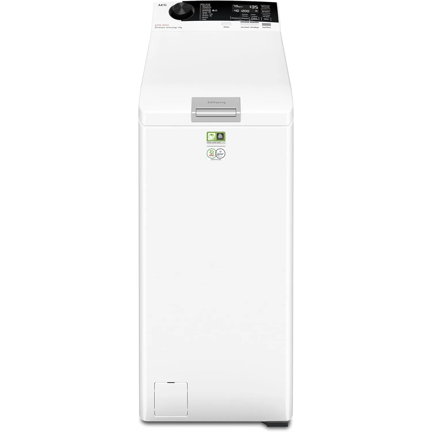 AEG Waschmaschine Toplader, Serie 7000 mit ProSteam, ProSteam – Auffrischfunktion, 7,0 kg, Leise, Mengenautomatik, Nach…