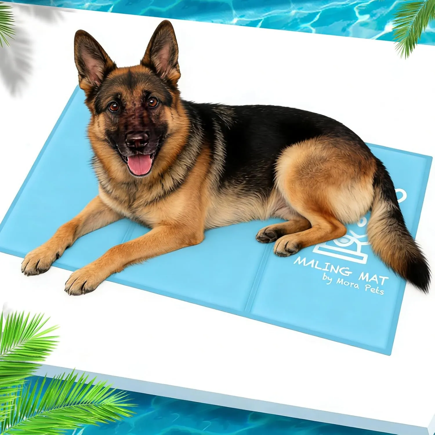 Cooling Mat for Dogs, Thick Cooling Blanket Dogs, Cooling Pad with Non-Toxic Gel for Medium Large Pets, Dog Cooling Mat…