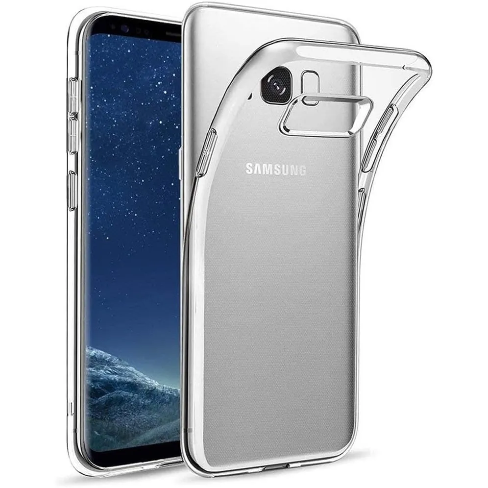 Oprimio Kristallklar Hülle für Samsung S8+ [Silikon Hülle] [%100 Durchsichtig] [Deutsche Material] [Ultra Dünn] Klar Ha…