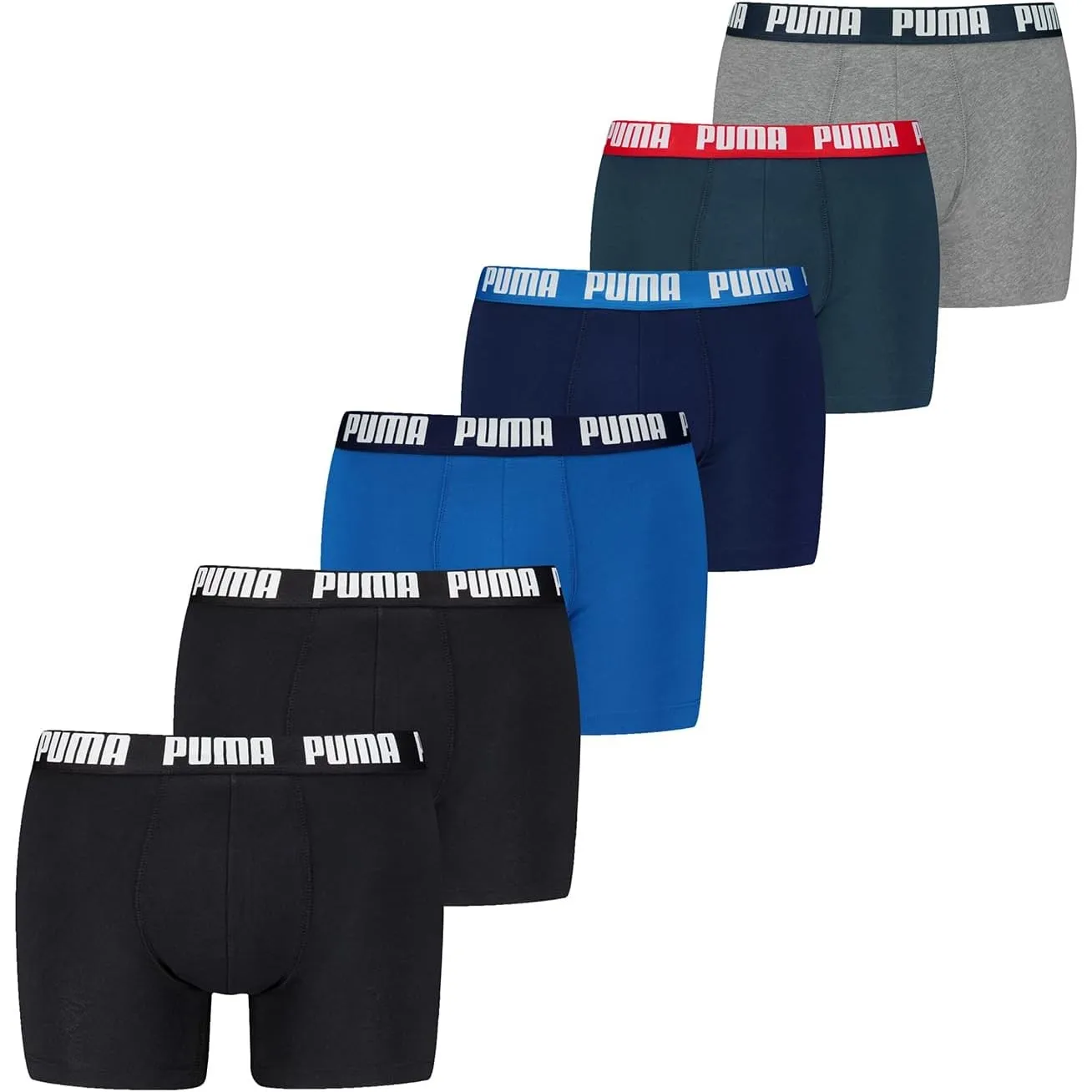 PUMA Boxer Boxershorts Men Herren Everyday Unterhose Unterwäsche 6er Pack