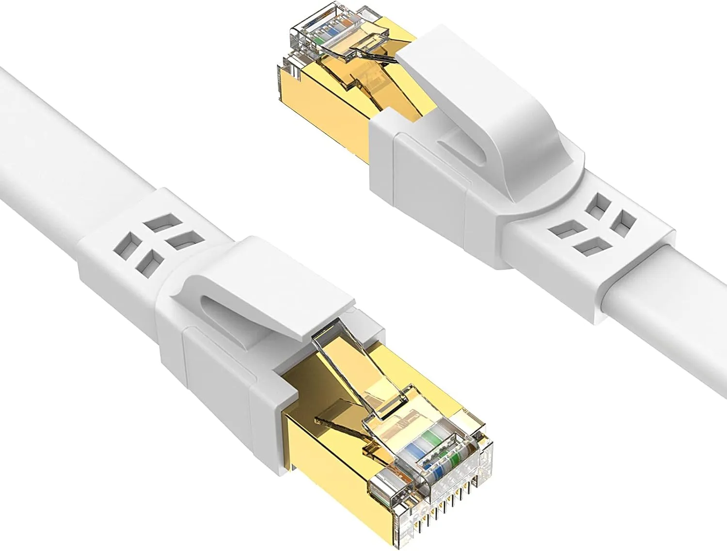 Ercielook lan kabel CAT8 Hochgeschwindigkeits - 1,5m 2m 3m 5m 10m 15m 20m Netzwerkkabel für den Außen- und Innenbereich…