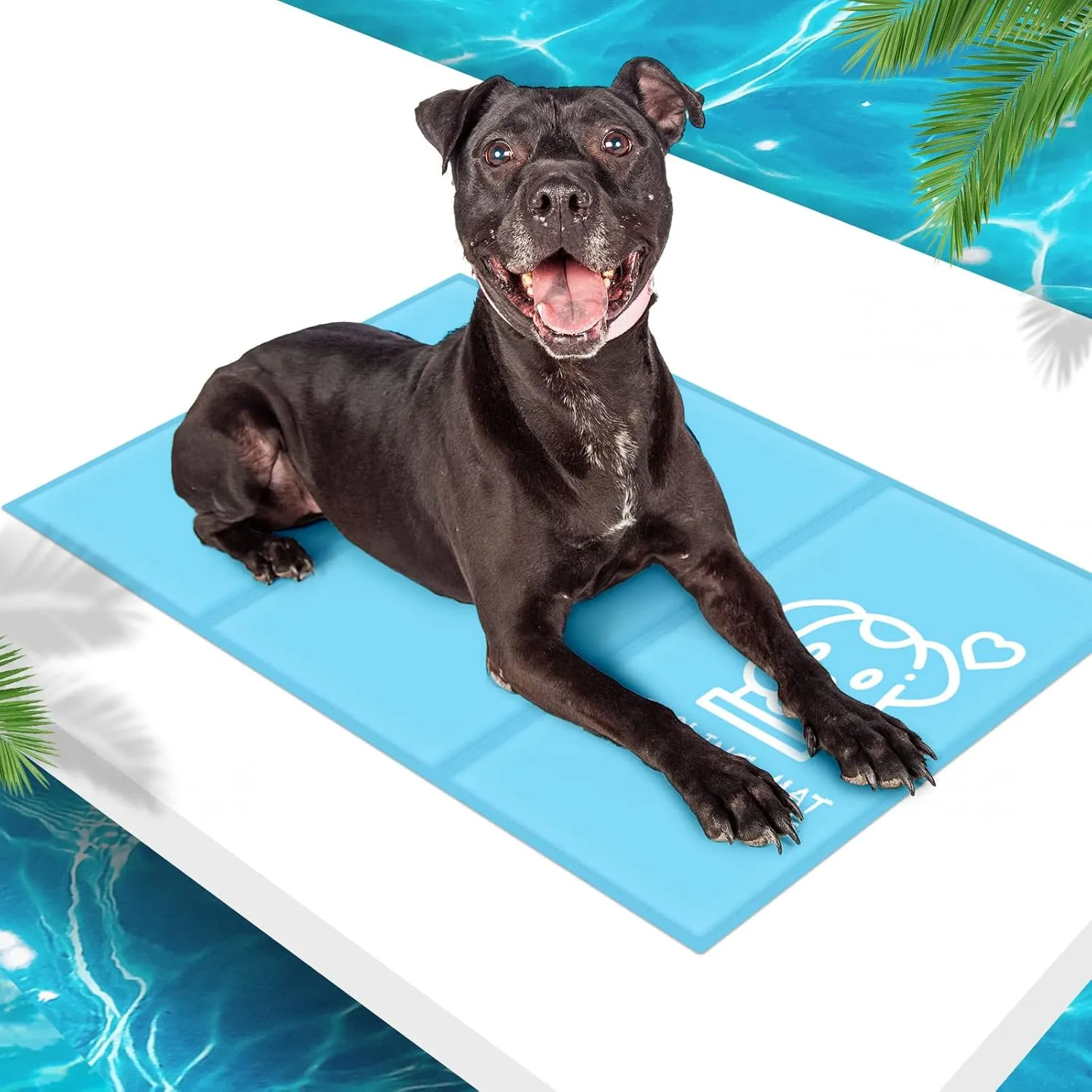 Pawtasy Cooling Mat for Dogs, Cooling Blanket Dogs, Cooling Pad with Non-Toxic Gel for Large, Medium Pets, Dog Cooling …