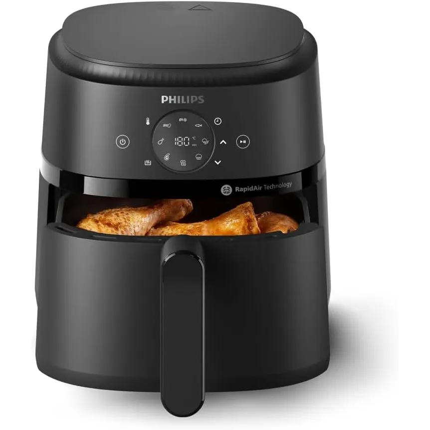 Philips Airfryer 2000 Serie Heißluftfritteuse, Schwarz, 4,2L