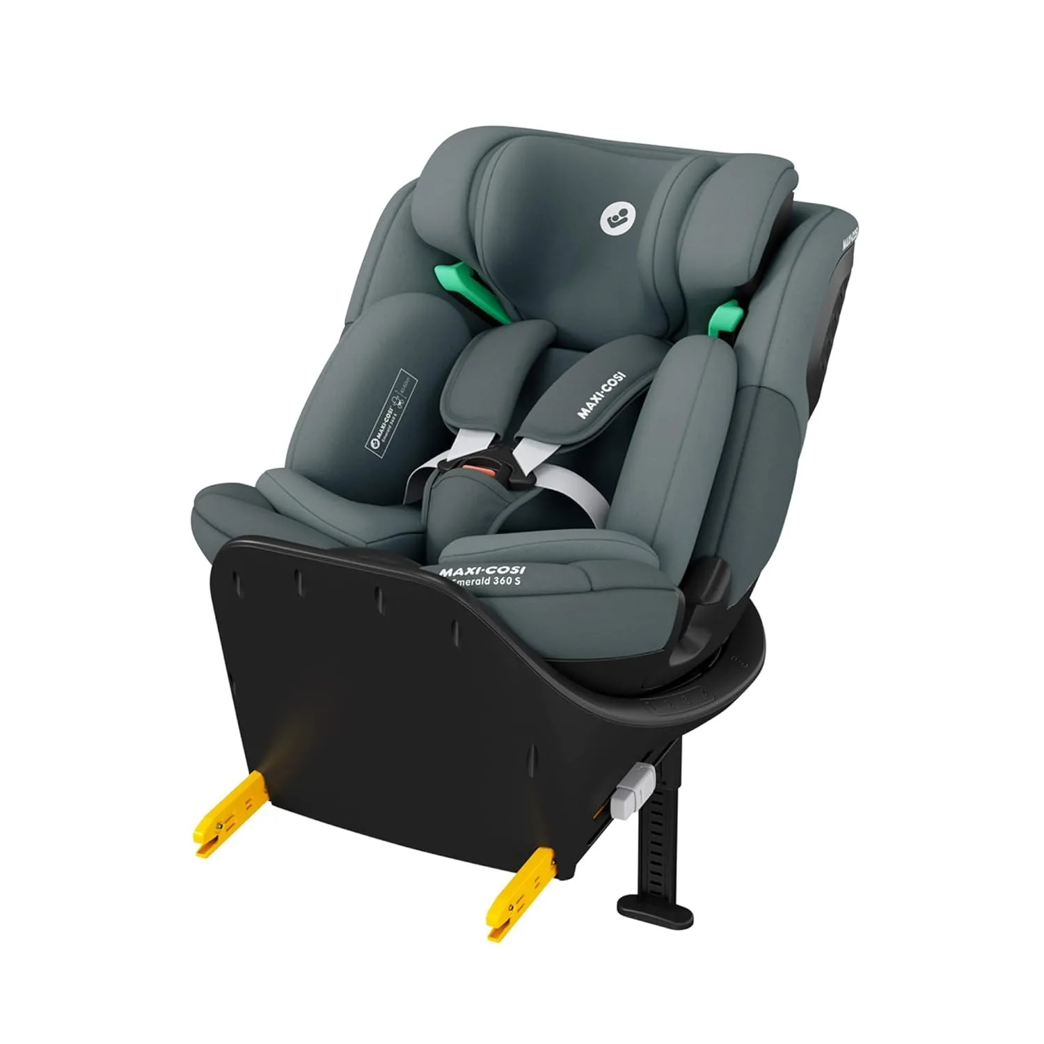 Maxi-Cosi Emerald 360 S i-Size, Autositz 360 Grad Drehbar, 0–12 Jahre (40–150 cm), Mitwachsender Kindersitz 0-36kg, ISO…