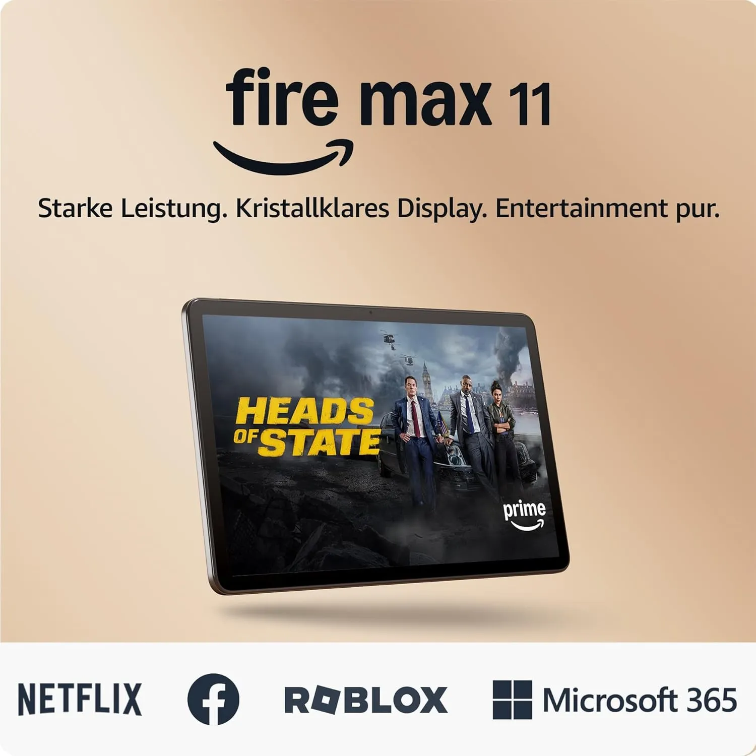Amazon Fire Max 11-Tablet (Neueste Generation), unser bisher leistungsstärkstes Tablet, mit klarem 11-Zoll-Display, Oct…