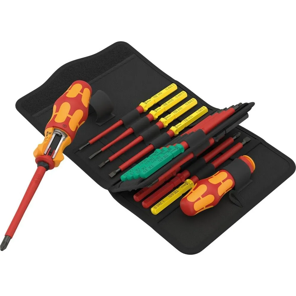 Wera 05006618001 Kraftform Kompakt VDE 17 RA 1, 17-teilig