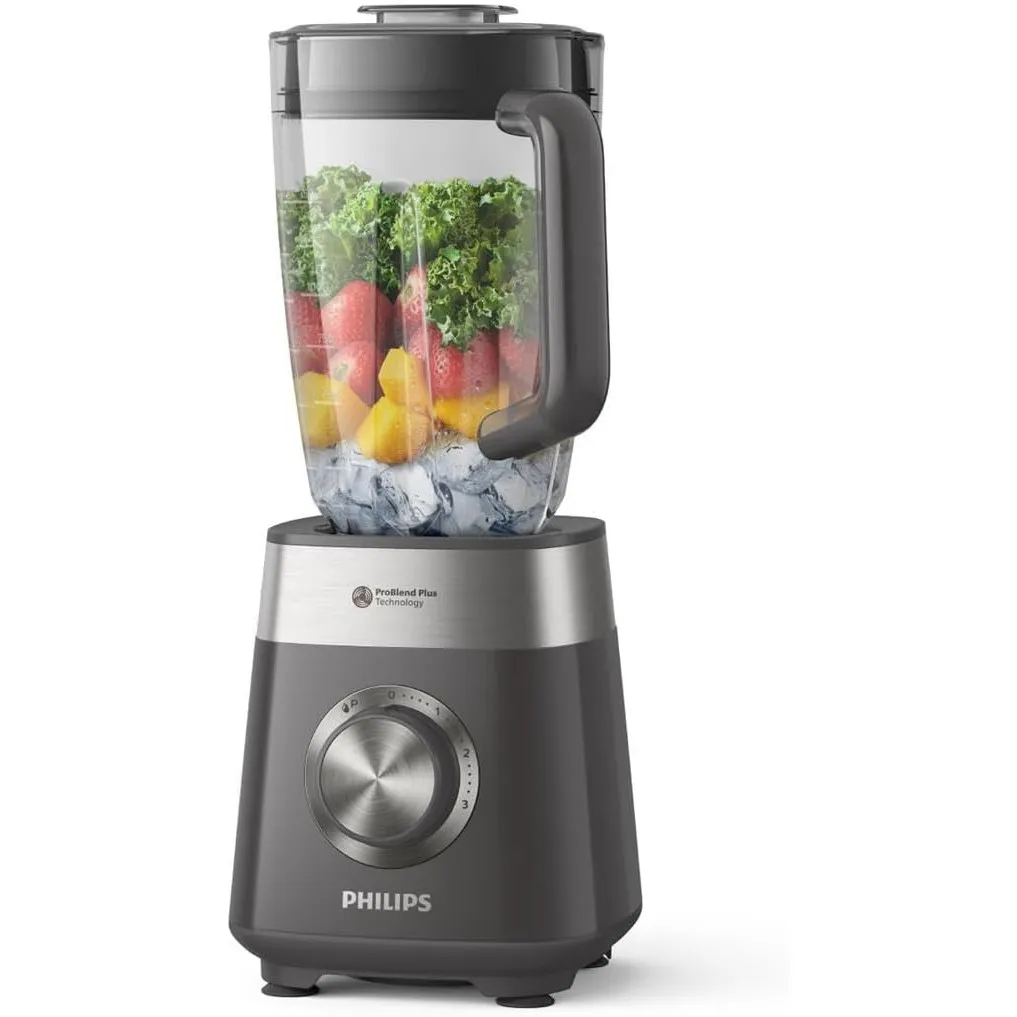 Philips 5000-Serie Standmixer - 1000 W. 2L maximales Fassungsvermögen. ProBlend Plus-Technologie. Spülmaschinengeeignet…
