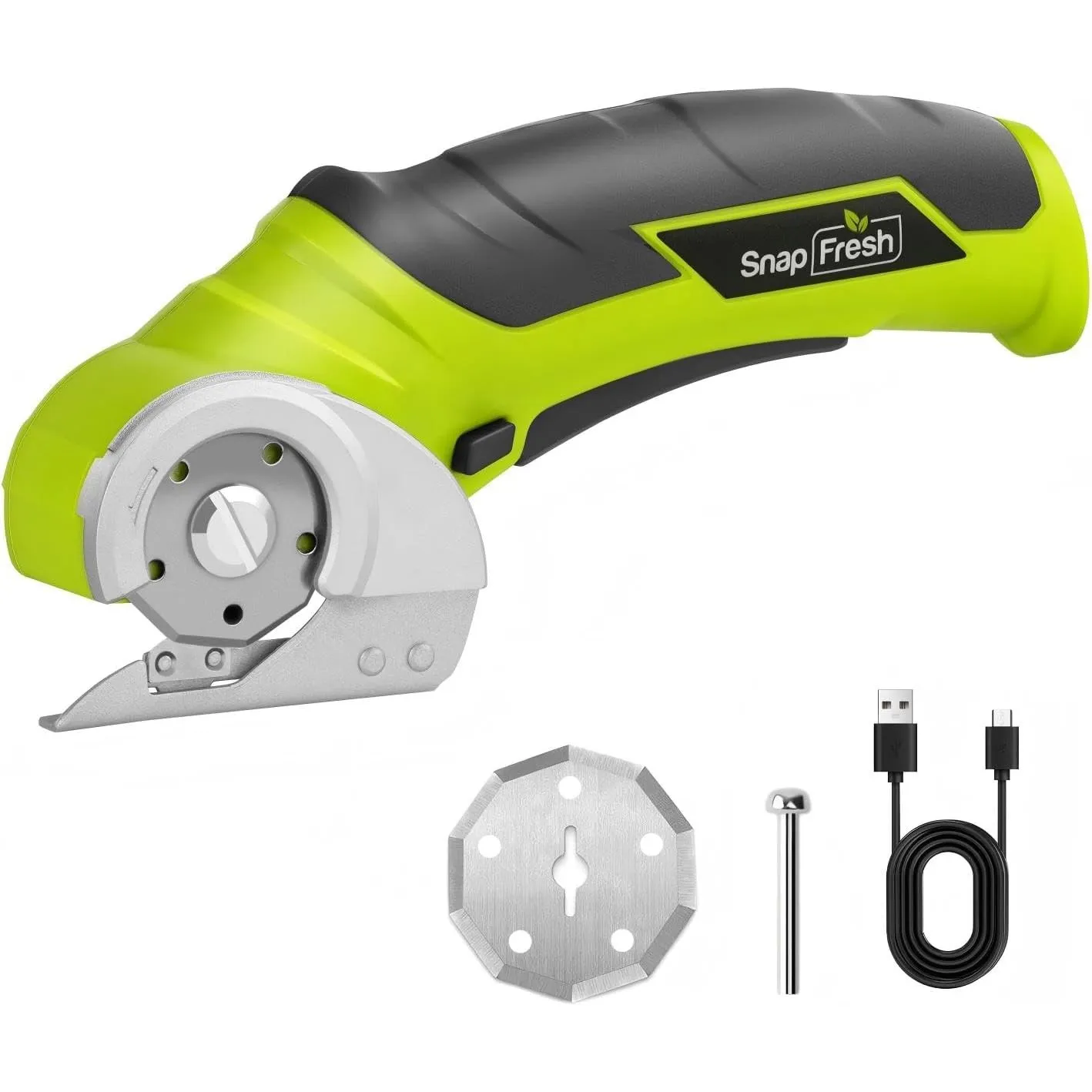 SnapFresh Kartonschneider Elektrische Schere 4V Kabellose Rollschneider Akku-Universalschneider Akkuschere - 2 Selbstsc…
