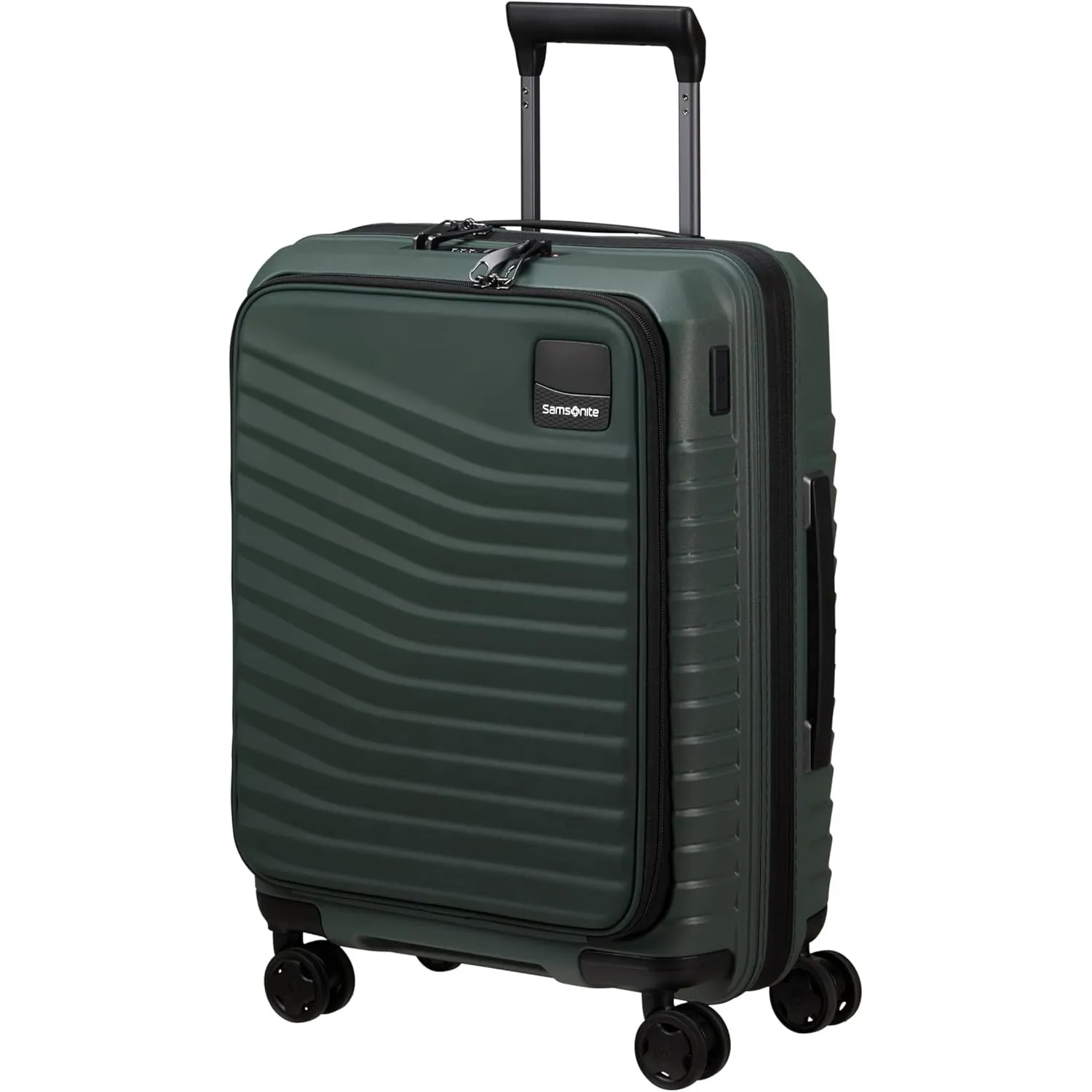 Samsonite Intuo - Spinner S, Erweiterbarer Handgepäck, 55 cm, 42/48 L, Grün (Olive Green)