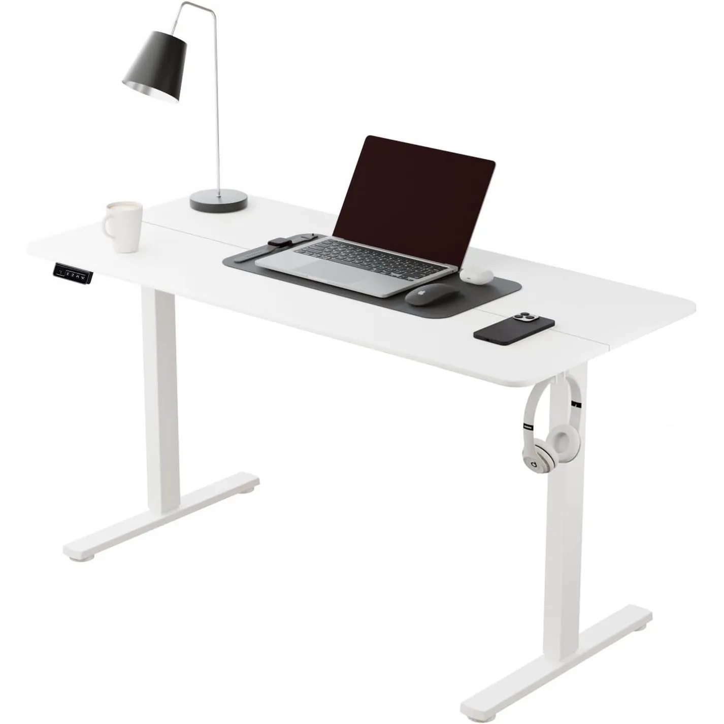 ERGOMAKER Höhenverstellbarer Schreibtisch Elektrisch für Homeoffice110x60cm