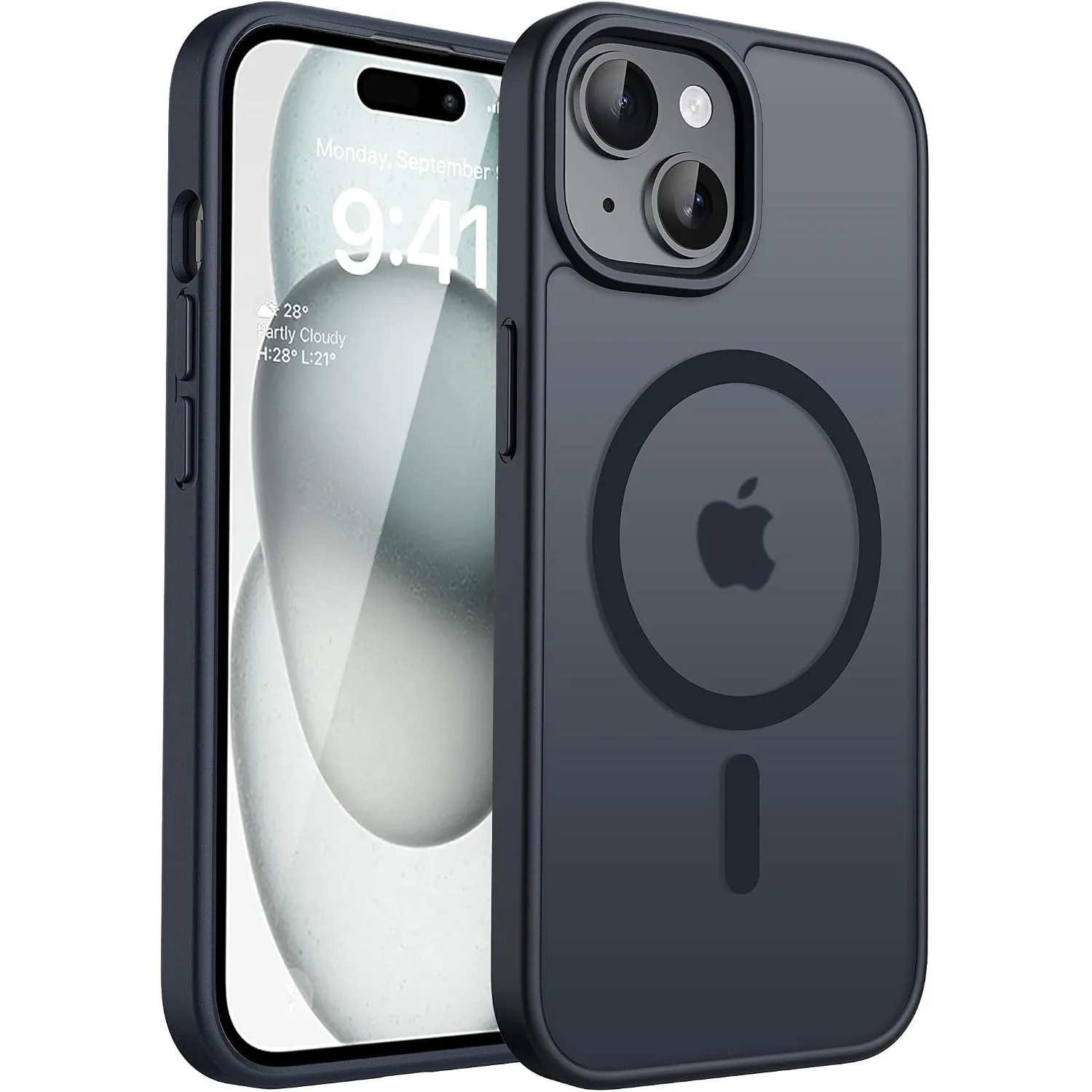 CACOE für iPhone 15 Hülle mit Militärschutz für MagSafe Handyhülle