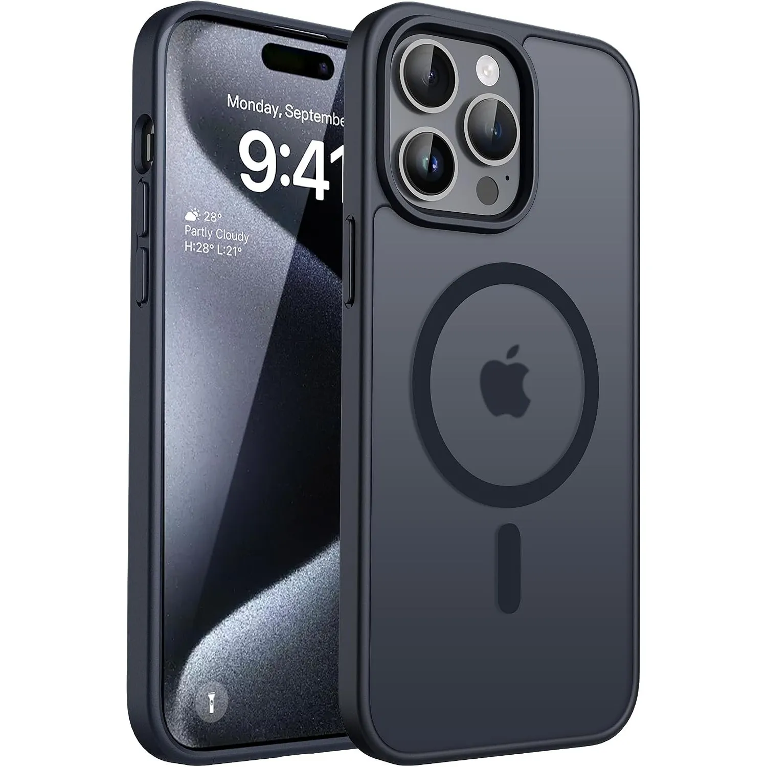 CACOE für iPhone 15 Pro Max Hülle mit Militärschutz für MagSafe Handyhülle