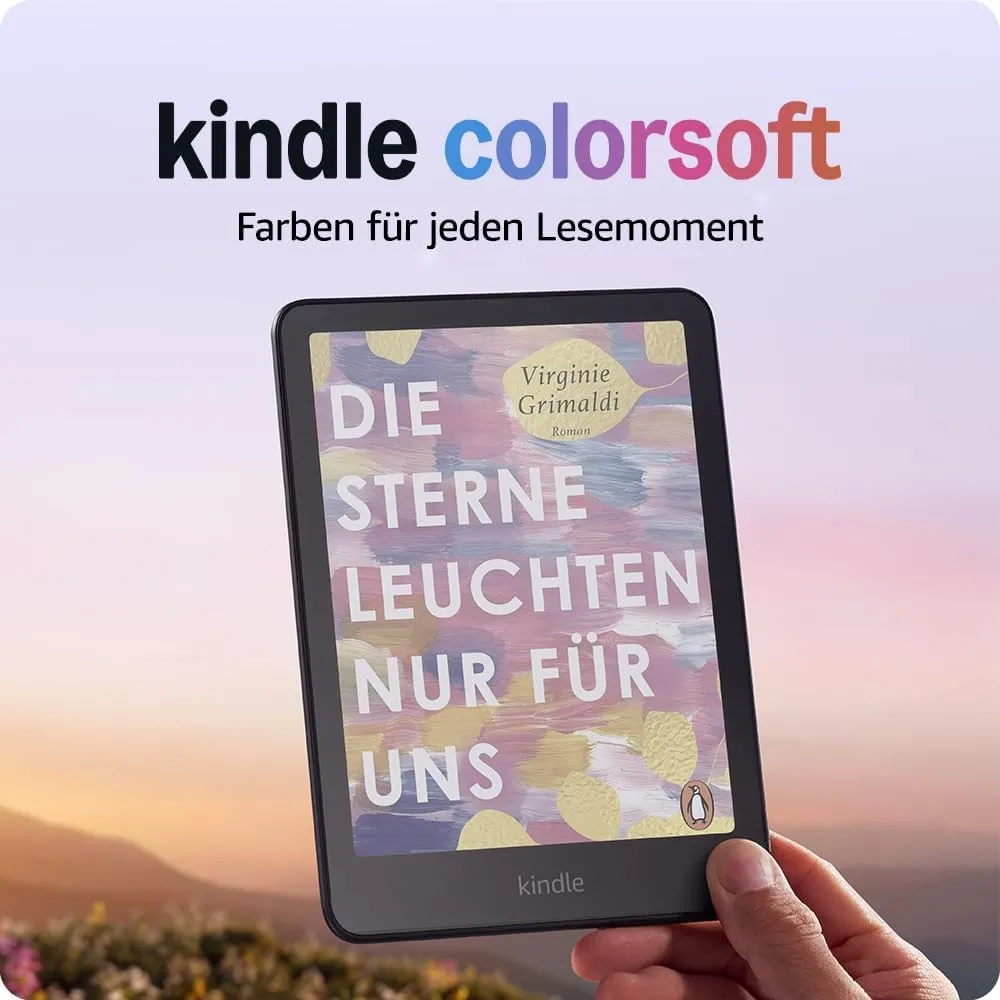 Amazon Kindle Colorsoft 16 GB (Version 2024) – Mit Farb-Display, das Buchcover und Inhalte perfekt zur Geltung bringt, …