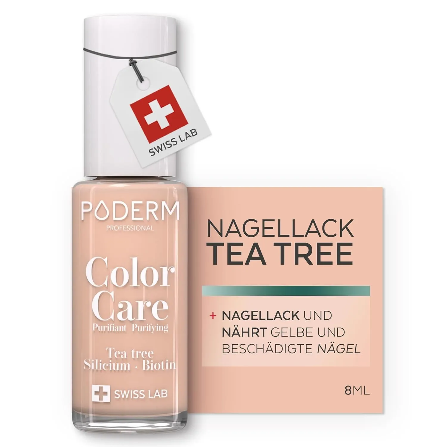 PODERM - TEEBAUM-NAGELLACK COLOR CARE Naturbeige