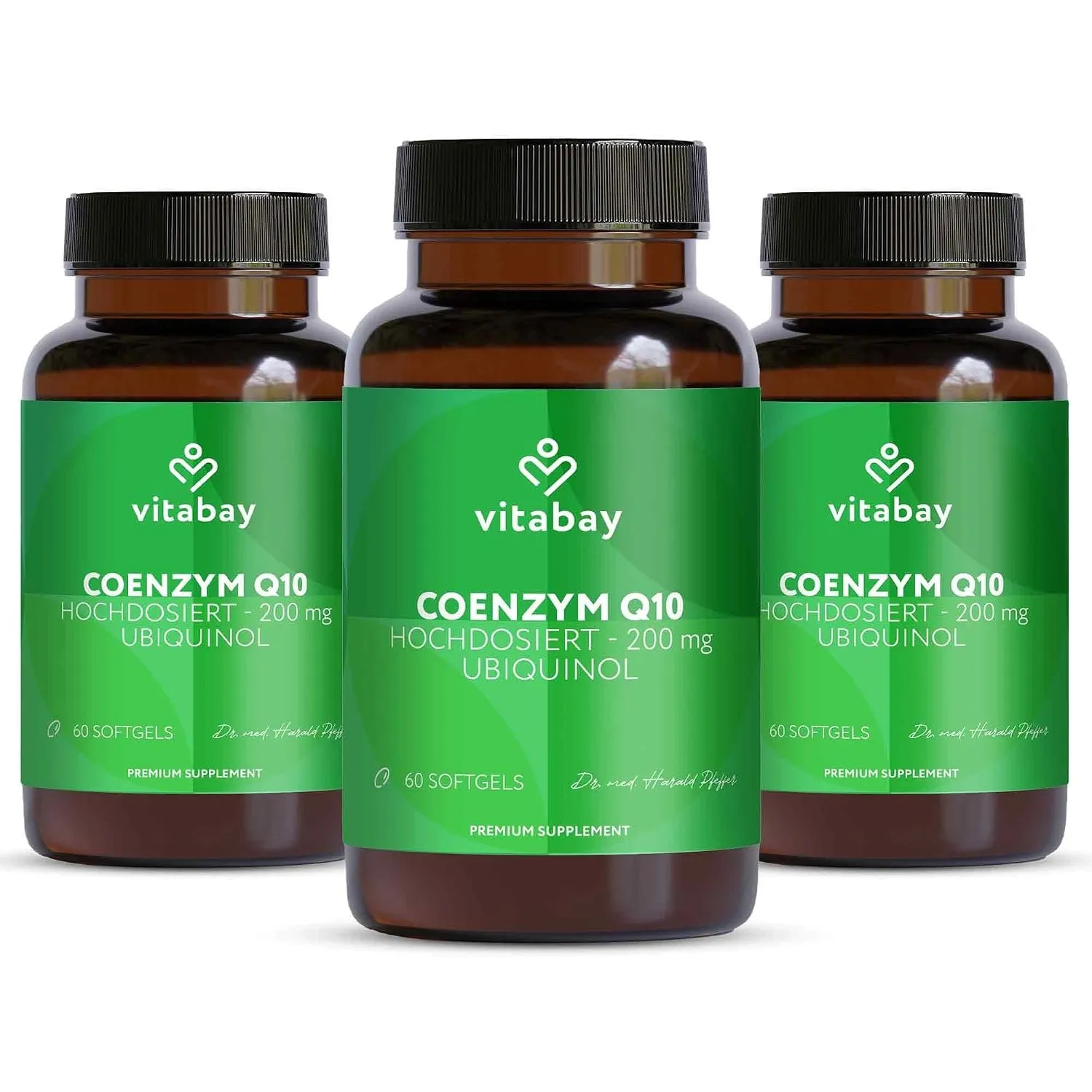 Vitabay Coenzym Q10 Ubiquinol 200 mg – 180 Kapseln – hochdosiert