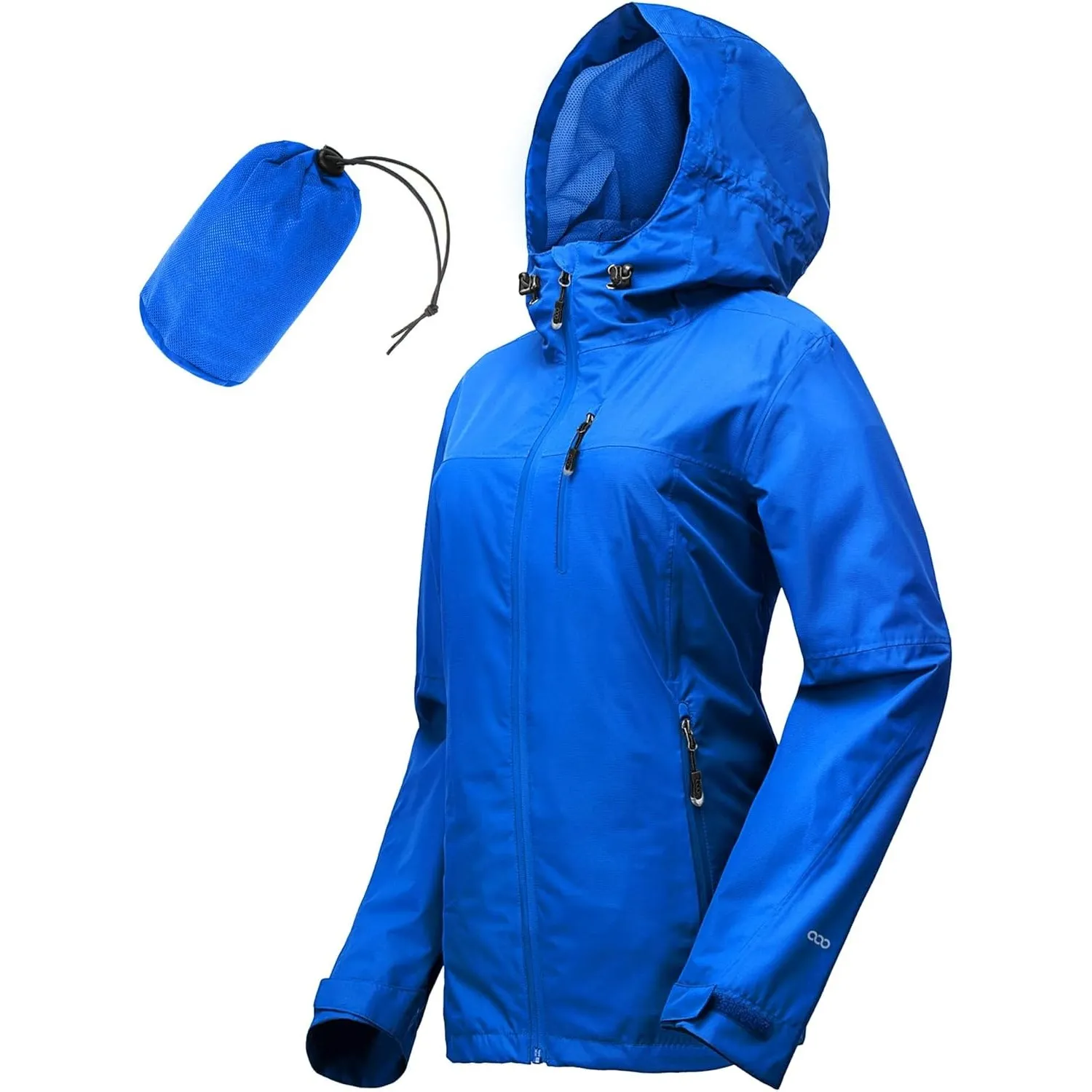 33,000ft Regenjacke Damen Wasserdicht Outdoorjacke Atmungsaktiv Herbst Übergangsjacke Leichte Jacke mit Kapuze Windbrea…