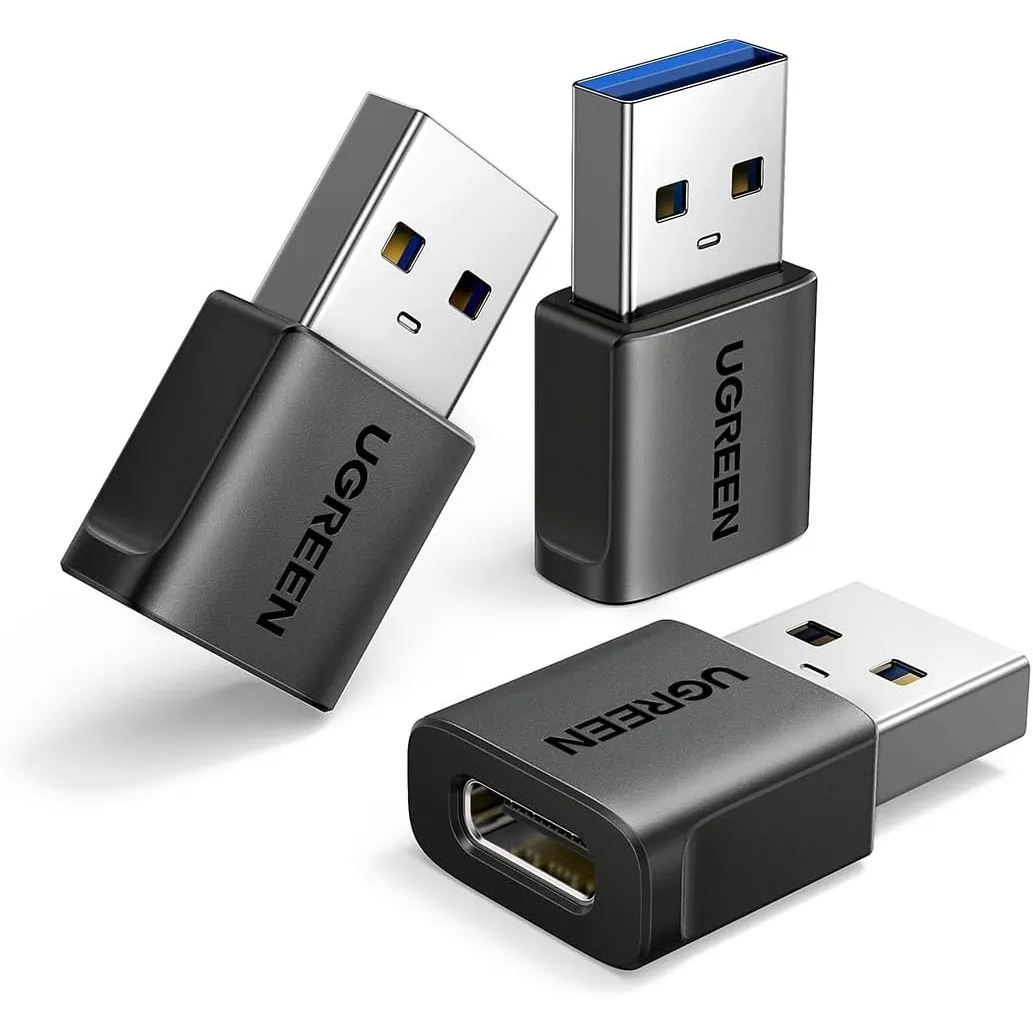 UGREEN 10Gbps USB C Adapter auf USB, USB C Buchse zu A Stecker(3er Pack)