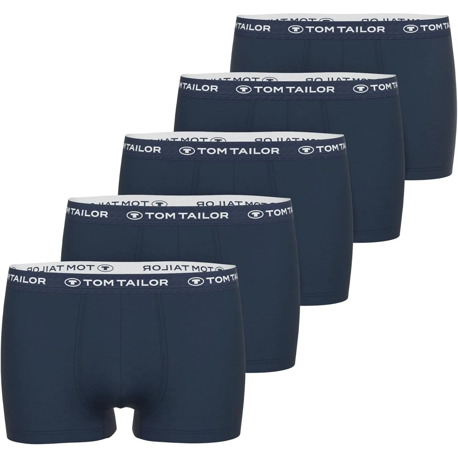 TOM TAILOR Boxershorts Herren 5er Pack Unterhosen Gr. S - 3XL